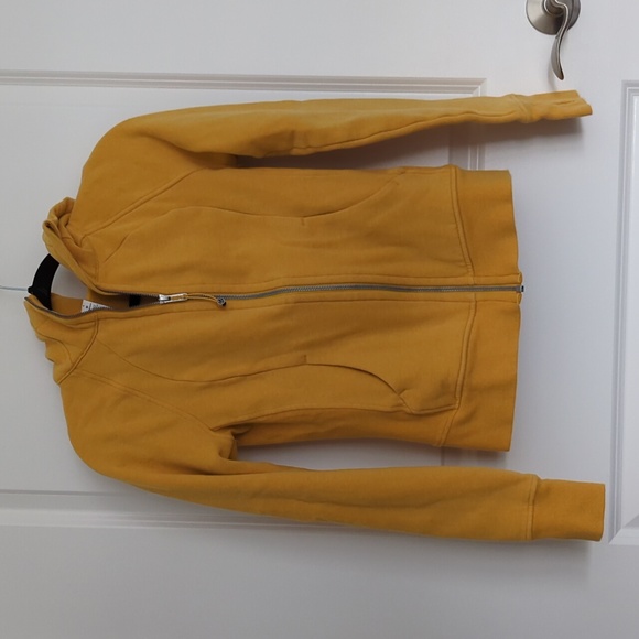 Yellow Lululemon Scuba Hoodie - Picture 5 of 9